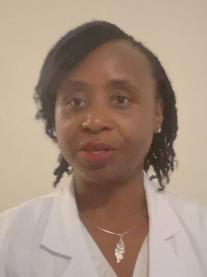 The cosmetic nurse behind Ystanbeauty Medspa in Kitchener, in a white clinic coat